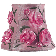 Pink Ribbon Flower Shade