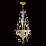 4 Light Maria Theresa mini crystal Chandeliers KL-41039-4-G