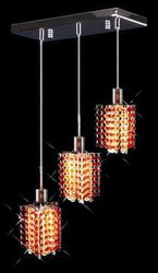 Colored Pendant Crystal Chandelier 2008 - O-P-L3